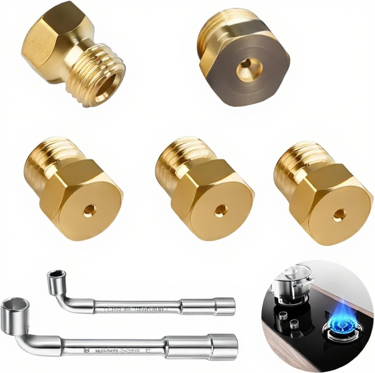 WPW10032030 Range Oven LP Conversion Kit - Compatible With Whirlpool KitchenAid Maytag Jenn-Air Range - Replaces AP6014755 W10032030 Ultra Durable Replacement
