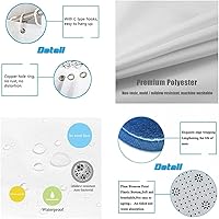 Vista 5 de AOLDHYY Scooby Scoob Juego de 4 Piezas para Baño Cortina de Ducha, Cubierta de Tapa de Inodoro y Tapete de Baño, Alfombras Antideslizantes