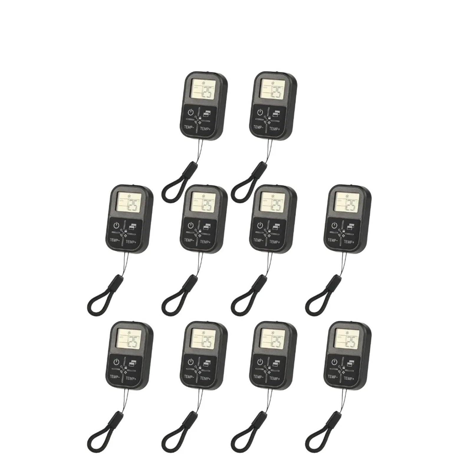 1pc NEW Mini Universal AC Remote Control With Temperature Display CR2032 Battery, Compact Air Conditioner For All Brands(10pcs-regular)