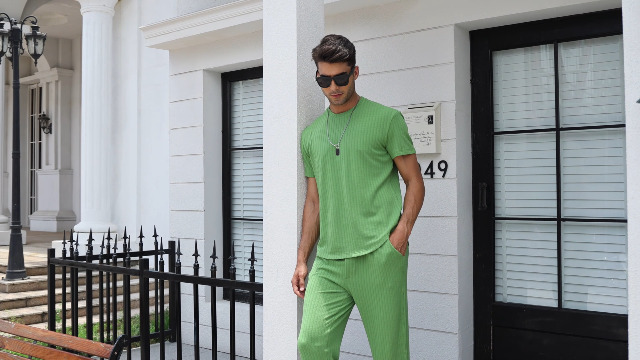 Buy FZNHQL Fashion Men's Tracksuits 2 Piece Casual Athletic