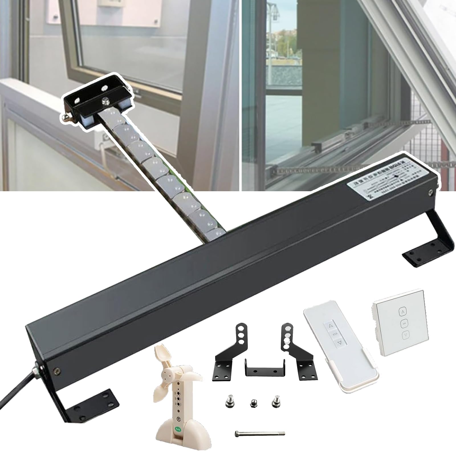 Elektrischer Fensteröffner Mit Fernbedienung - Kettenantrieb 600Nm Für Dachfenster