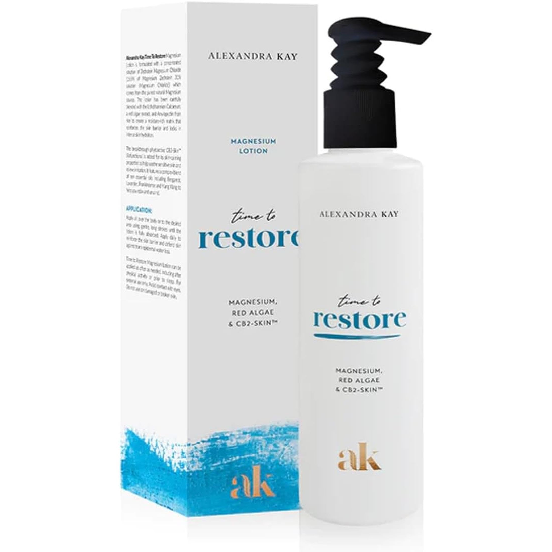 Green People Alexandra Kay Magnesium Körperlotion, Tierversuchsfrei, 200ml | Feuchtigkeitsspendende, Milde Formel, Magnesium und CB2-Skin Biofunktional, Für alle Altersgruppen