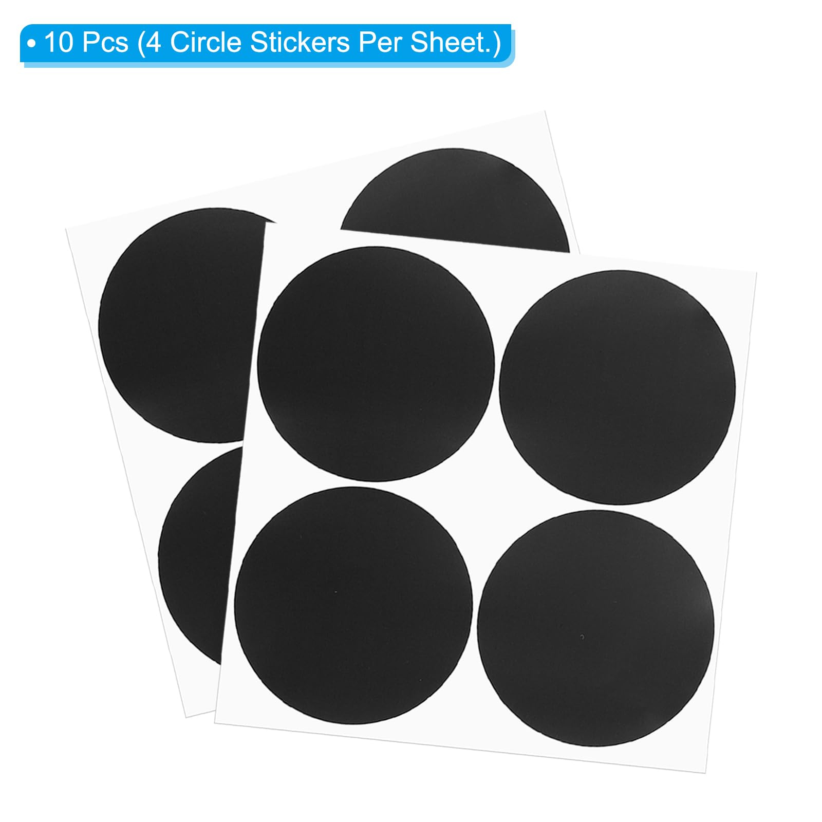 PATIKIL Round Colored Stickers 4" - Image 3