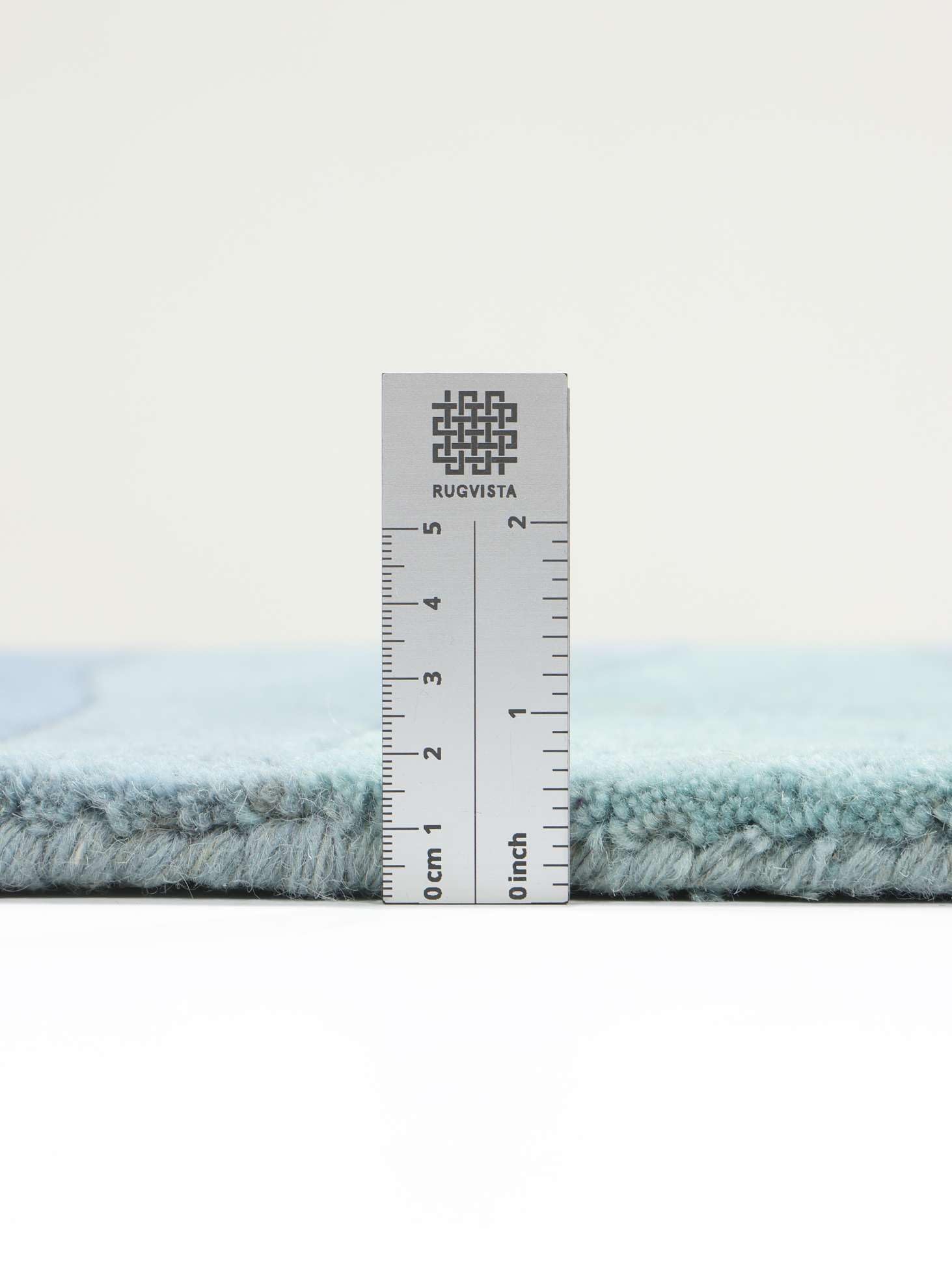 RugVista Feeling Handtufted, Fußmatte, Moderne Teppiche, 60 x 90 cm, Rechteckig, Niedriger Stapel, Wohnzimmer, Schlafzimmer, Diele, Nur chemische Reinigung, Care & Fair Zertifiziert, Blau