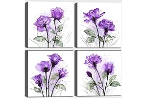 Rustic Floral Canvas Art for Wall Elegance