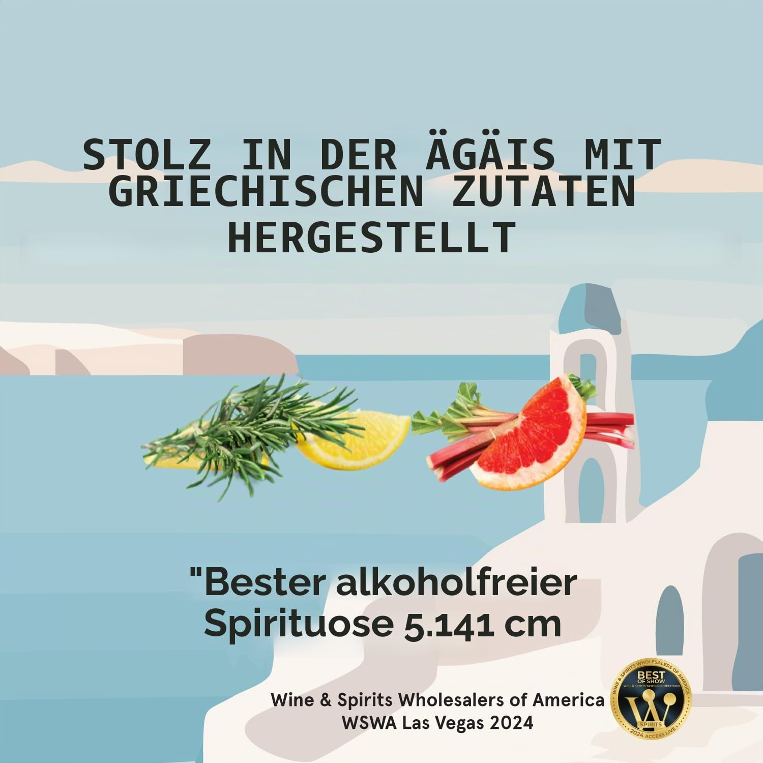 Roots Divino Rosso Vermouth Ohne Alkohol | Alkoholfreier Aperitif auf Weinbasis, ausgezeichnet mit mehreren Goldmedaillen | Handgefertigt mit griechischen Bitterorangen und Wermut | 700 ml