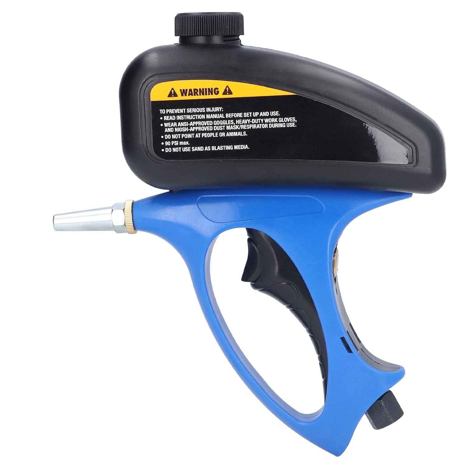 Sandblaster Tool, Top Loading Gunk Oxidation Resistance Handheld