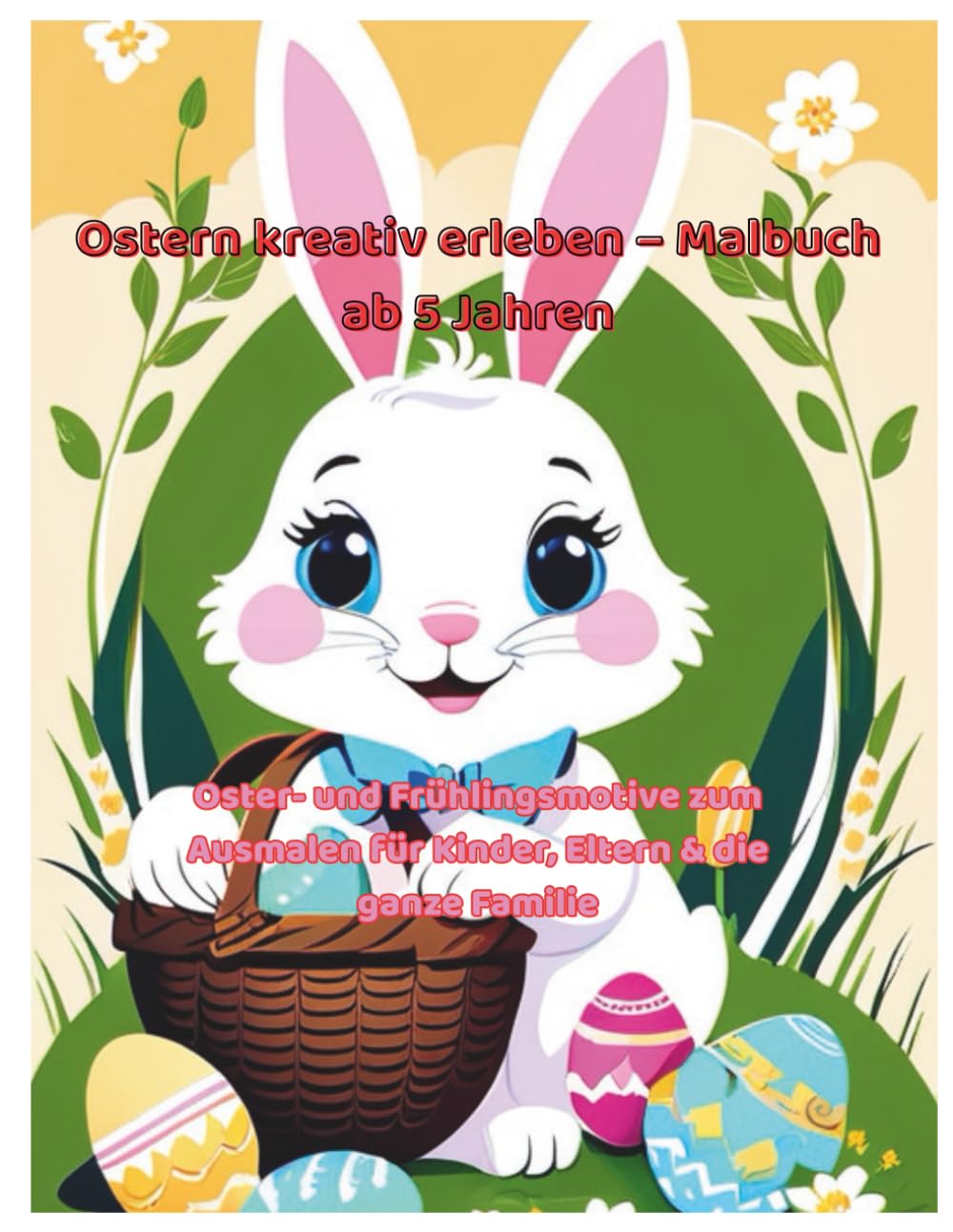 Ostern kreativ erleben – Malbuch ab 5 Jahren: Oster- und Frühlingsmotive zum Ausmalen für Kinder, Eltern & die ganze Familie (Fröhliche Malbücher für Kinder)