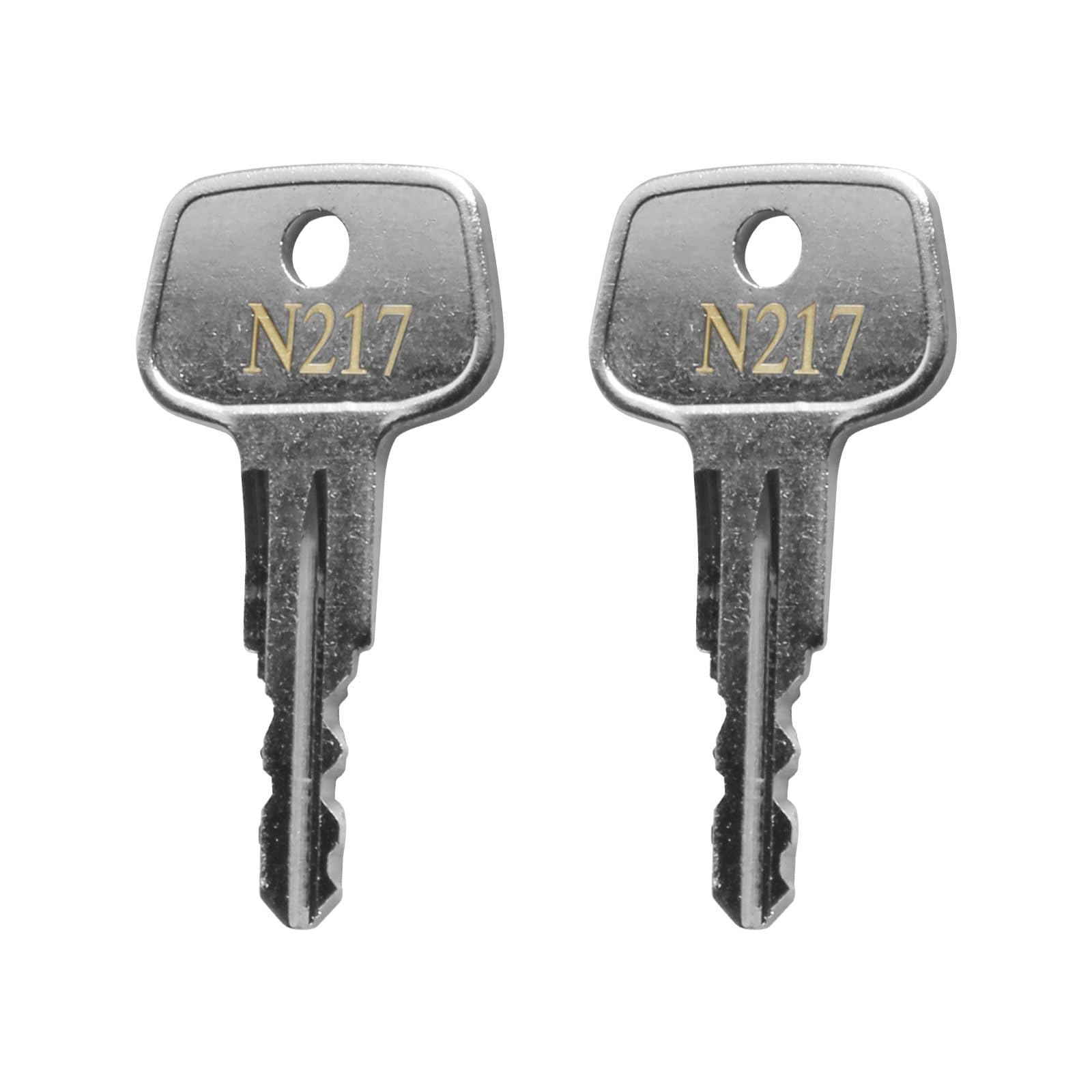 VIDABTE N217 Car Rack Replacement Key, Replacement Key for Yakima and Thule Ski,Cargo Box,Roof,Carrier Racks and Crossbars-Codes N217 [2 pcs]