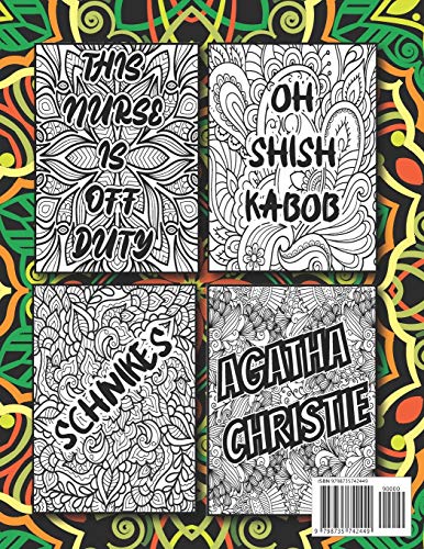 Adult Coloring Book Swear Words Nurse: A Funny Humorous Snarky & Swear Adult Coloring Book for Nurse