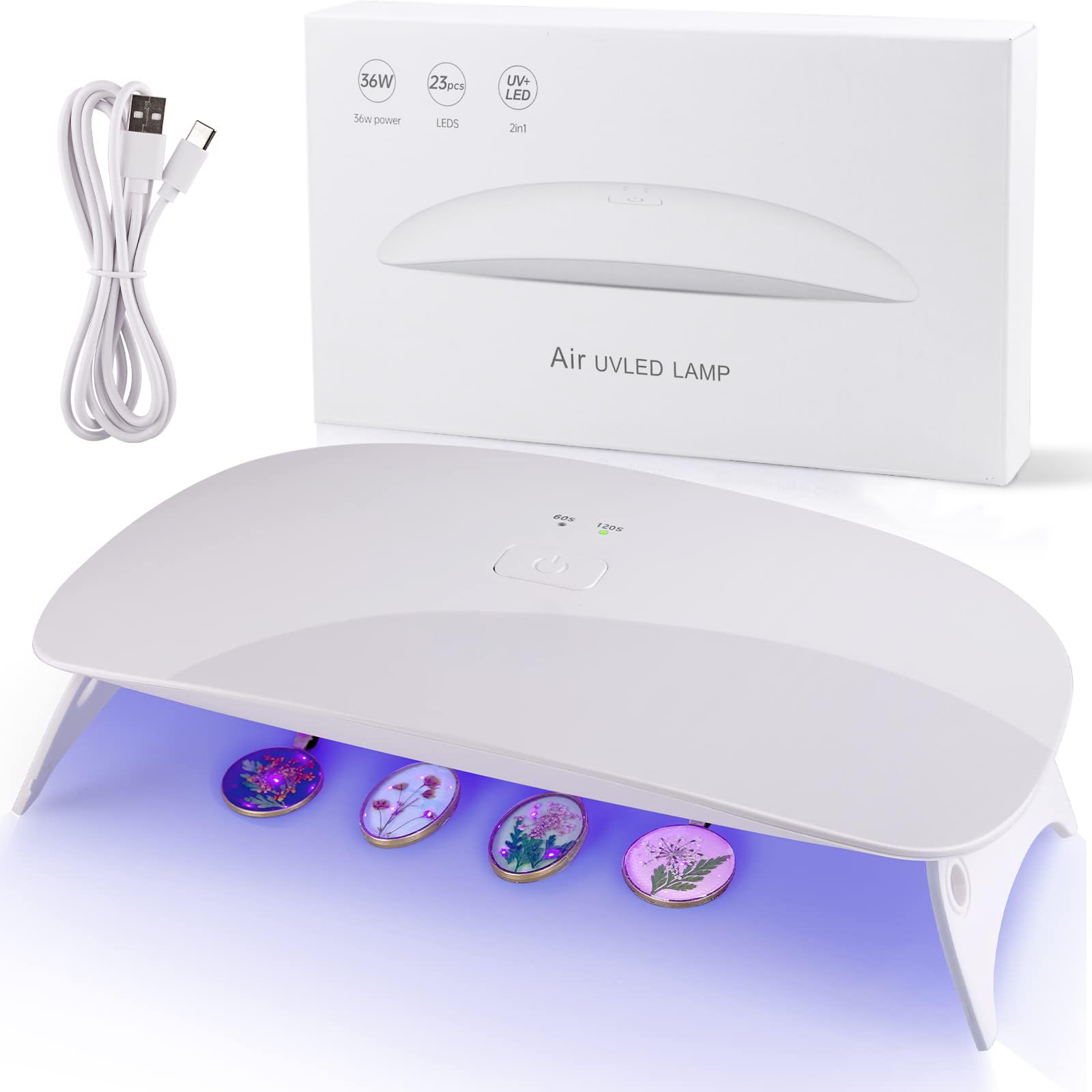 Amazon.co.jp: peipai UVライト レジン用 36W UV & LED ランプ