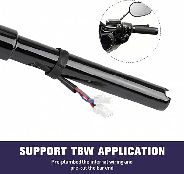 1.25 Pre-Wired Rise Handlebars Ape Hangers for Harley 2014-2023
