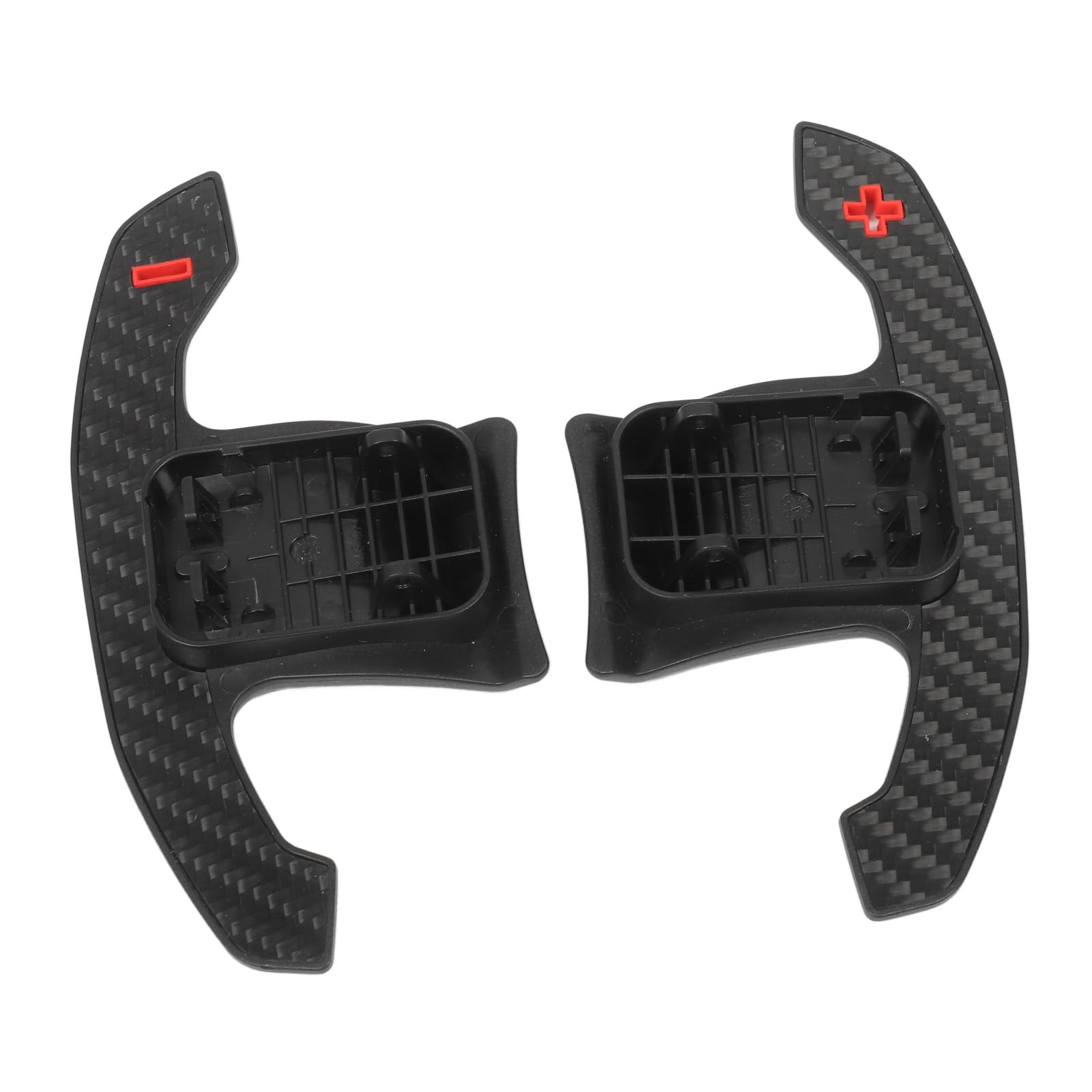 Akozon Extensions de Palettes de Volant 2 Pièces Gauche Droite Mat Sec en Fiber de Carbone Manette de Vitesse pour la Série F G Poignée et durabilité Améliorées