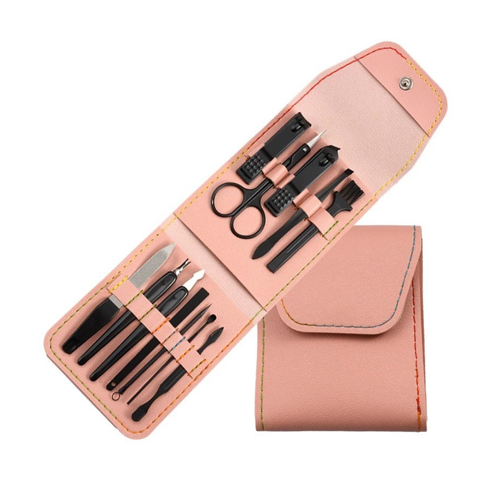 12 Sets of Nail Clippers Dead Skin Forks Portable Home Nail Clippers for Men and Women Pedicure Knives