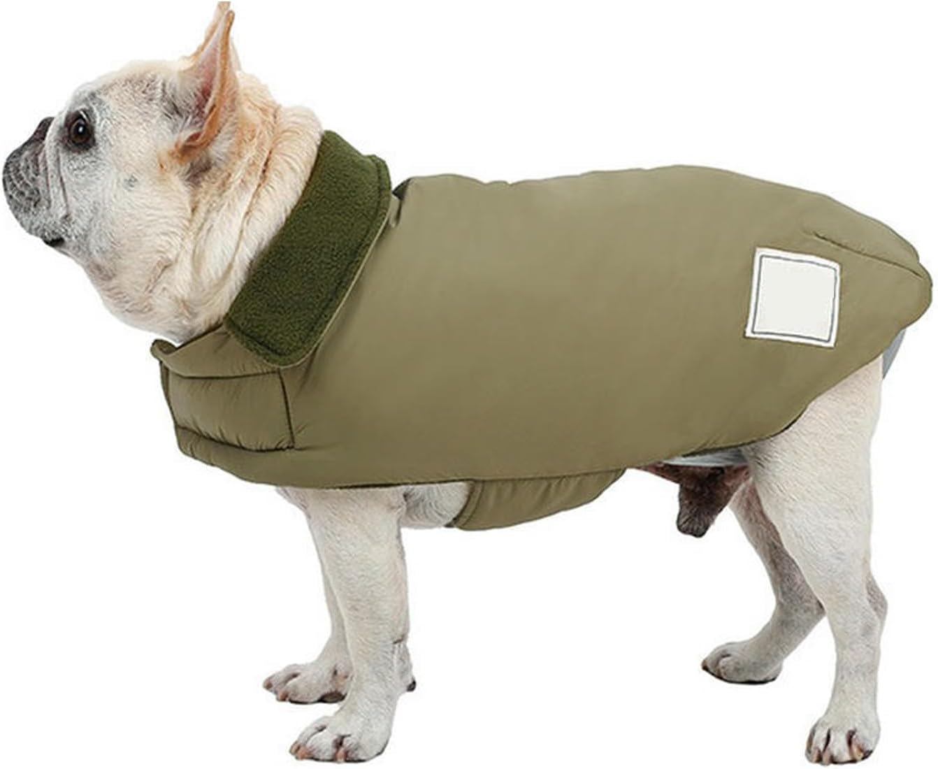 防水犬の冬のコートフリースは調節可能なストラップ＆タートネック、中間犬のための暖かい寒い天気のアウターウェアが付いている防風イタリア