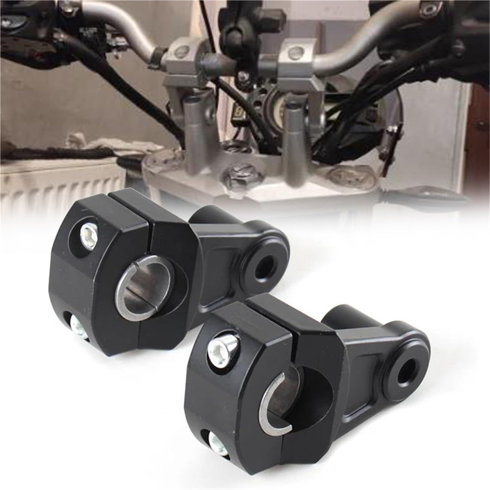 Colliers de serrage guidon moto 22mm 28mm rehausseur pontet pour Ducati