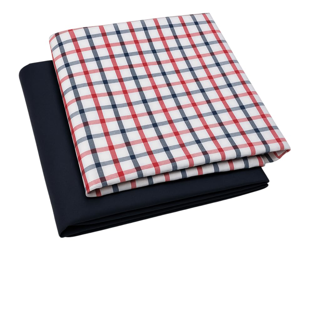 arogmira Unstitched Polycotton Shirt & Pant Fabric Combo for Men | Formal & Casual Wear Material | Office Use | Soft & Durable Poly Blend Cloth for Tailoring-picture-18