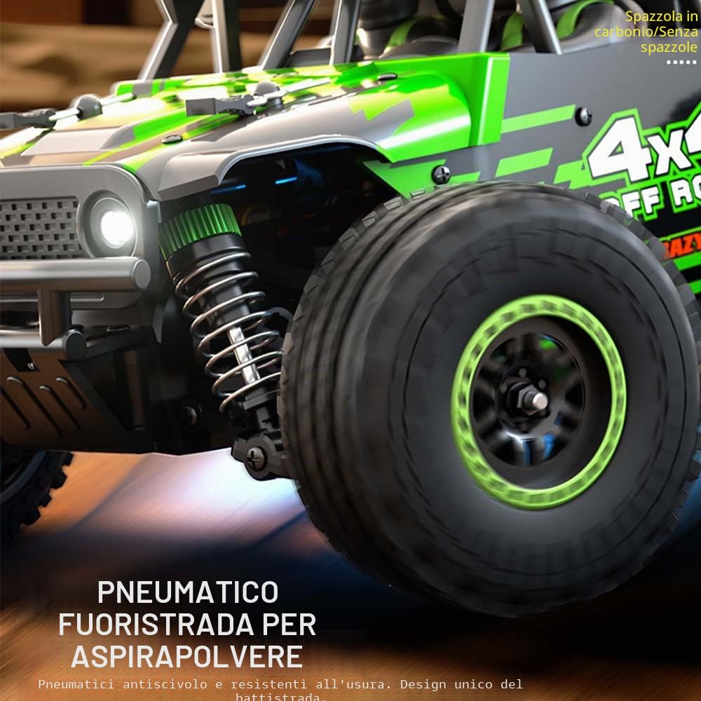X-Verse SG202MAX Auto telecomandata 1:20 55KM/H RC Truggy 4WD All Terrain Offroad Truck Crawler per adulti e bambini, 3 batterie