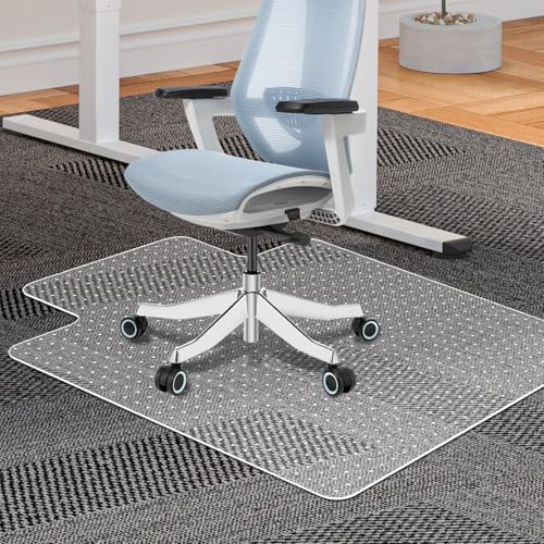 Riveroy Clear Office Chair Mat for Carpet - 36'x48'...