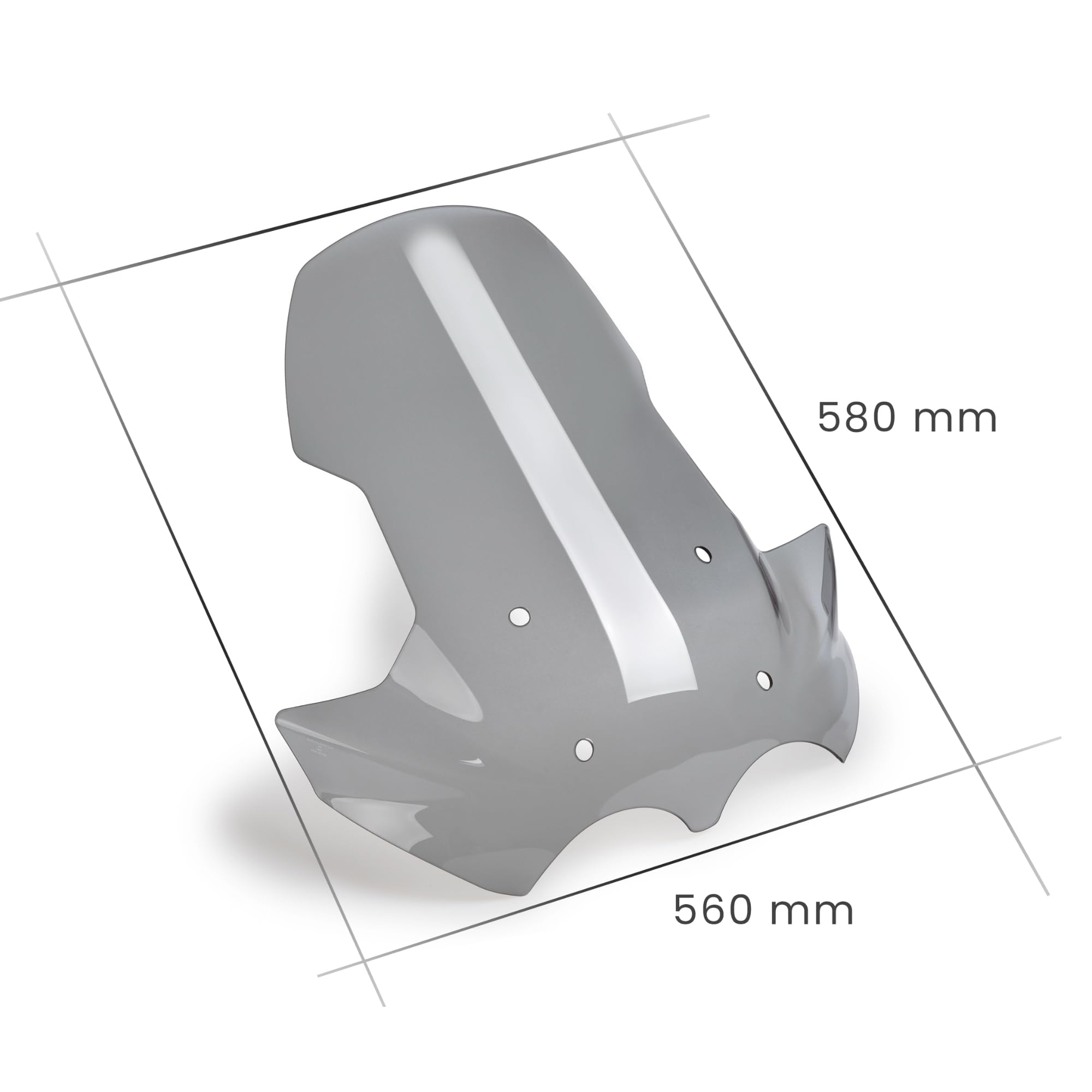 Cupolino Parabrezza Plexiglass JD9 Trasparente COMPATIBILE CON MOTO GUZZI V85 TT 2019-2024