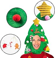 Vista 3 de DomeStar - Sombrero navideño divertido