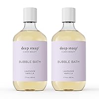 Vista 13 de Deep Steep Baño de burbujas, lima de coco, 17 onzas (paquete de 2) – Remojo calmante con manteca de karité, aceite de argán, aloe vera y aceite