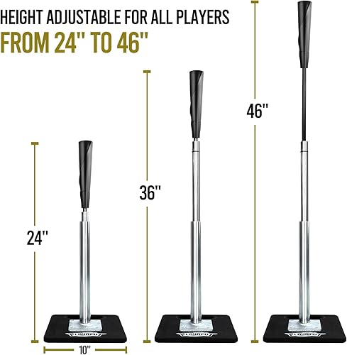 Miniatura 2 de Camiseta de bateo de béisbol  Camiseta de bateo portátil para béisbolsóftbol con parte superior de goma flexible enrollada a mano, camiseta de