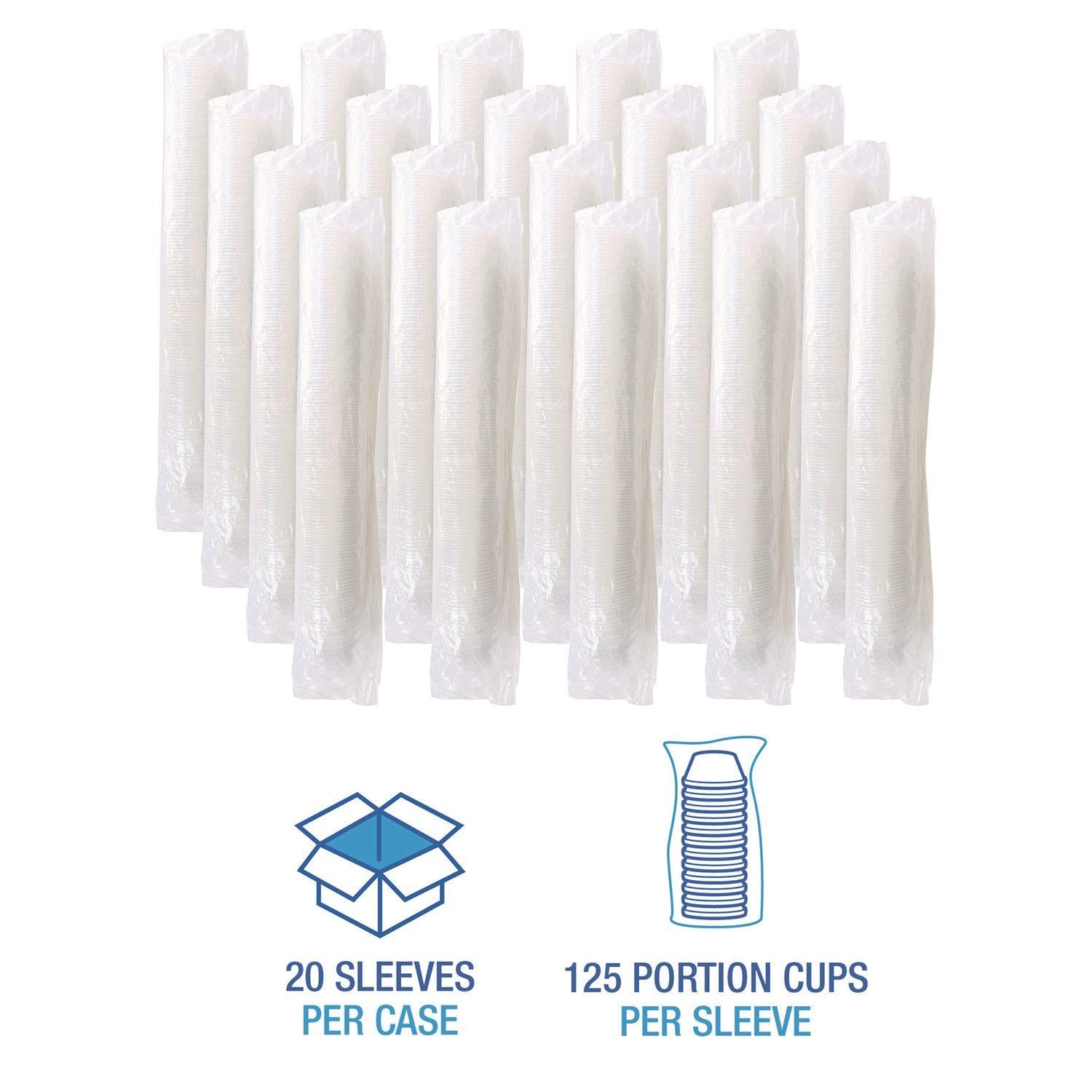 Boardwalk Souffle/Portion Cups, 1.5 oz, Polypropylene, Translucent, 2,500/Carton