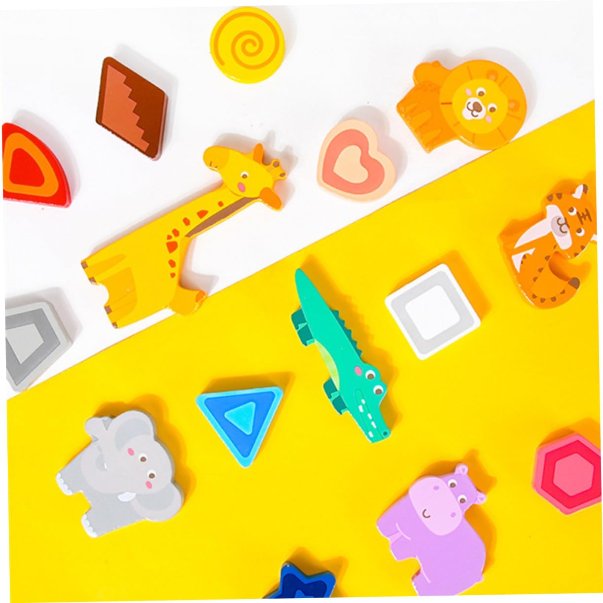 Juguete de Formas a Juego de Madera 1 Juego, Rompecabezas para Niños
