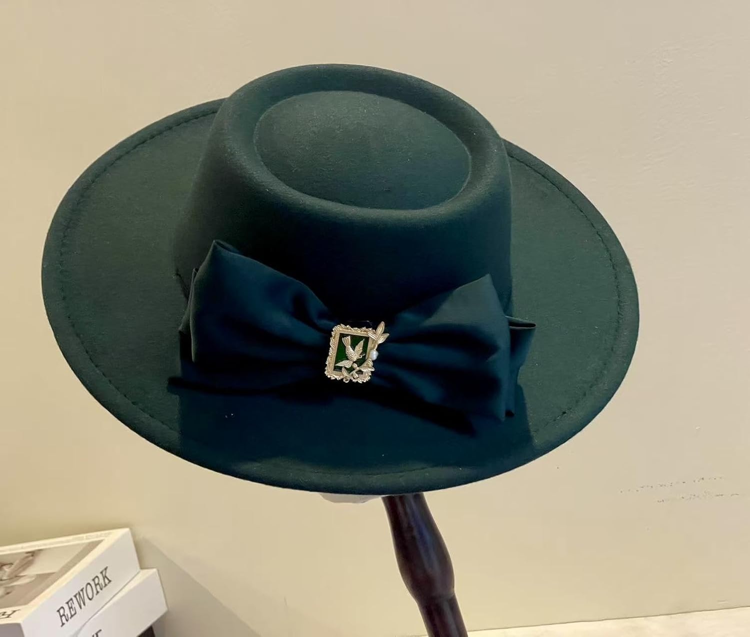 Classic Wide Brim Fedora Hat for Women Floppy Panama Hat for Party Wedding Fascinator Hat with Band Sun Protection 2025 - Image 6