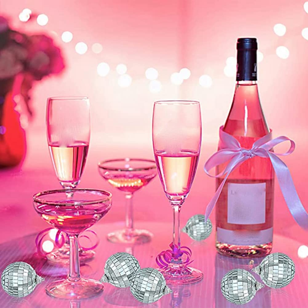 ZDSFSD Disco Ball Ornaments Silver Mirror Balls for Christmas Tree Wedding Decoration - Image 4