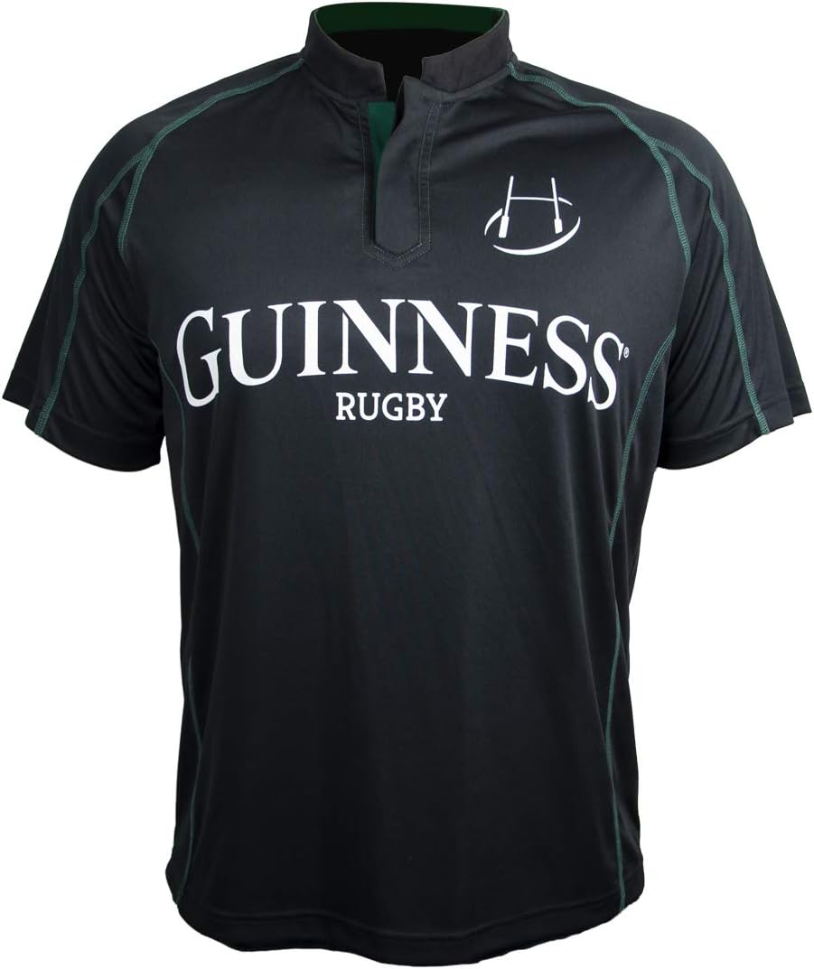 Burton Guinness Fleece Rugby Shirt Polos Guinness™ Long Sleeve Stripe Rugby  Shirt Cotton Traders, image size:901x1073