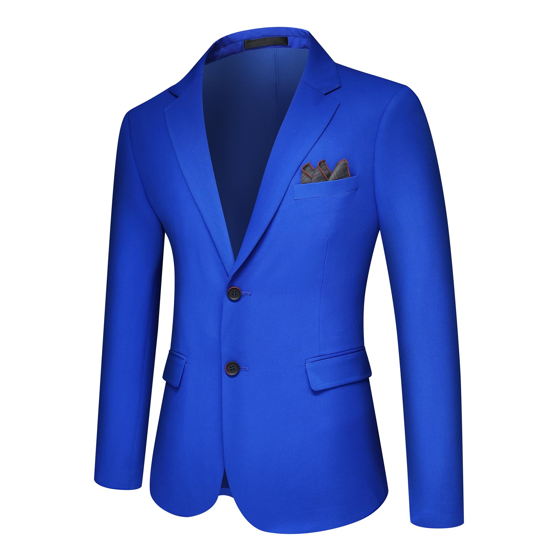 YFFUSHI Blazer da Uomo Giacca da Abito 2 Bottoni Elegante Slim Fit Monopetto Smart Blazer