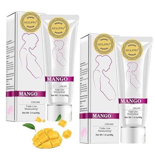 RtopR Mango Crema para estrías y cicatrices - Crema para estrías y eliminación de cicatrices para el embarazo, la mejor crema hidratante corporal,
