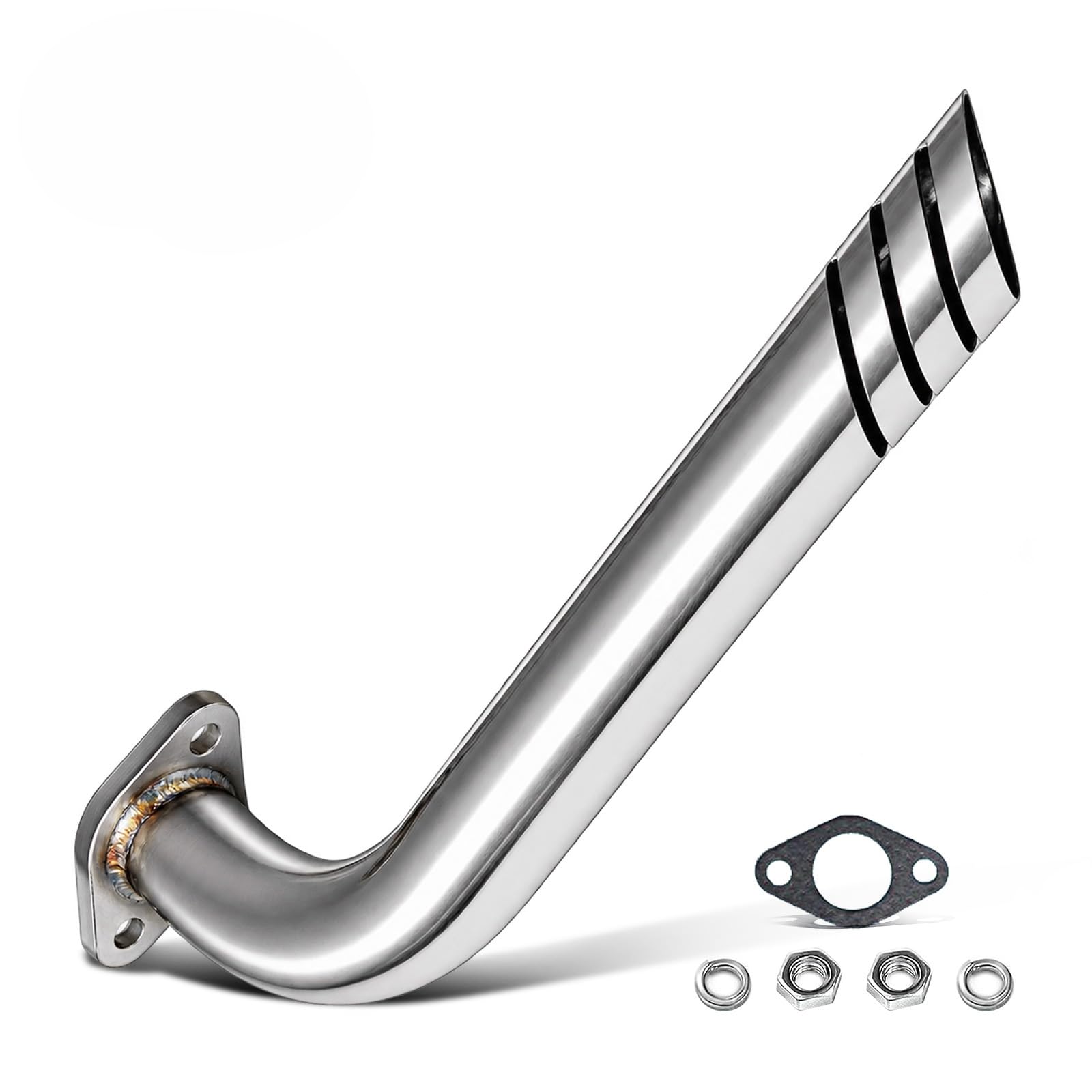 JMCHstore Header Exhaust Pipe Kit for Predator 212 Coleman GK200 Go kart