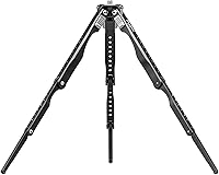 Vista 10 de Leofoto Trípode de sobremesa MT-04, mini trípode de aluminio, 3 secciones de patas, pata plegable, portátil y compacto, rosca de accesorios de 1/4