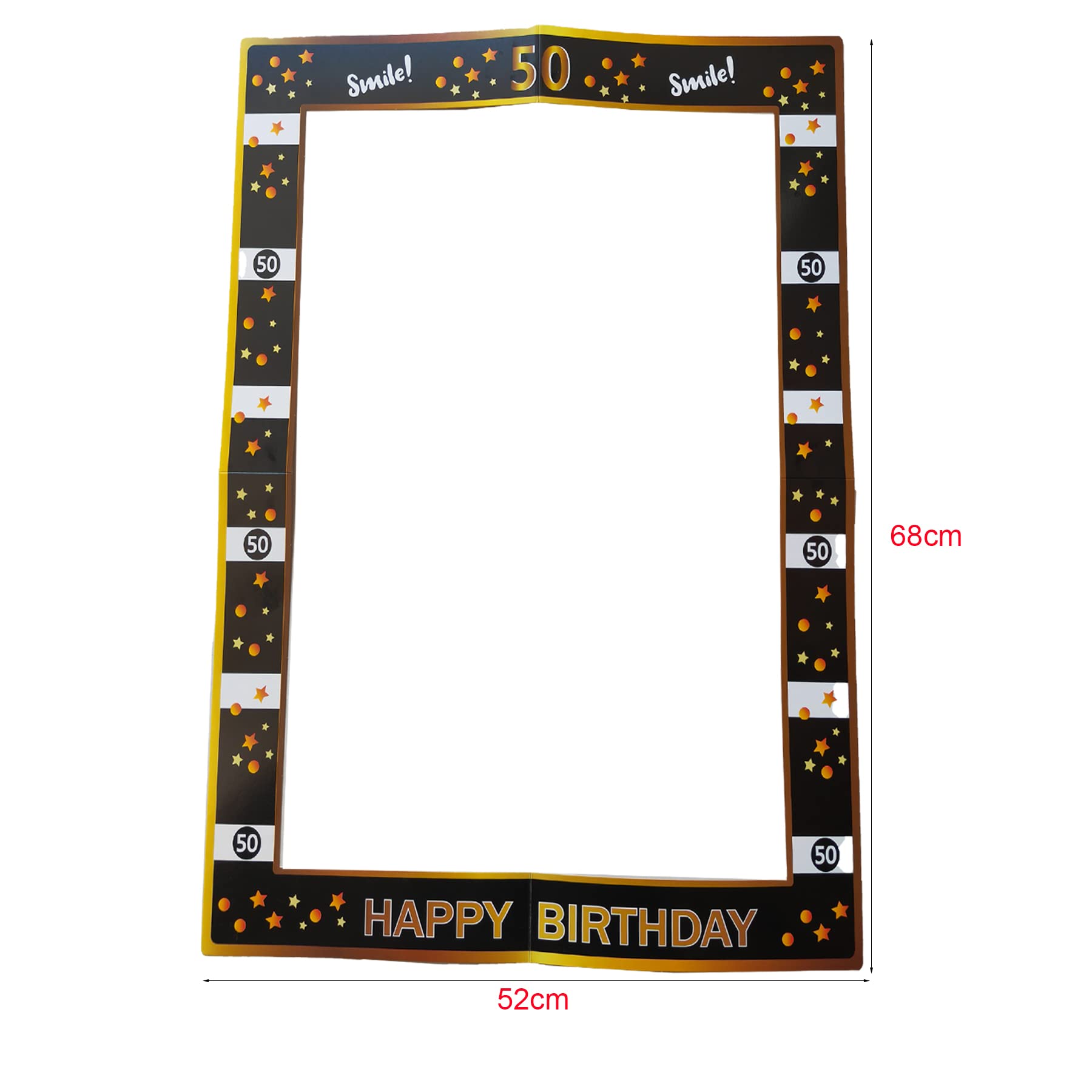 Kit Photo Booth 50 Anni - 35 Accessori Divertenti Per Feste E Compleanni - Foto 7