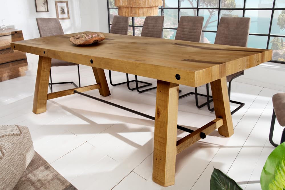 Riess Ambiente Esstisch FINCA 240cm - braun - Pinienholz - robust Unikat