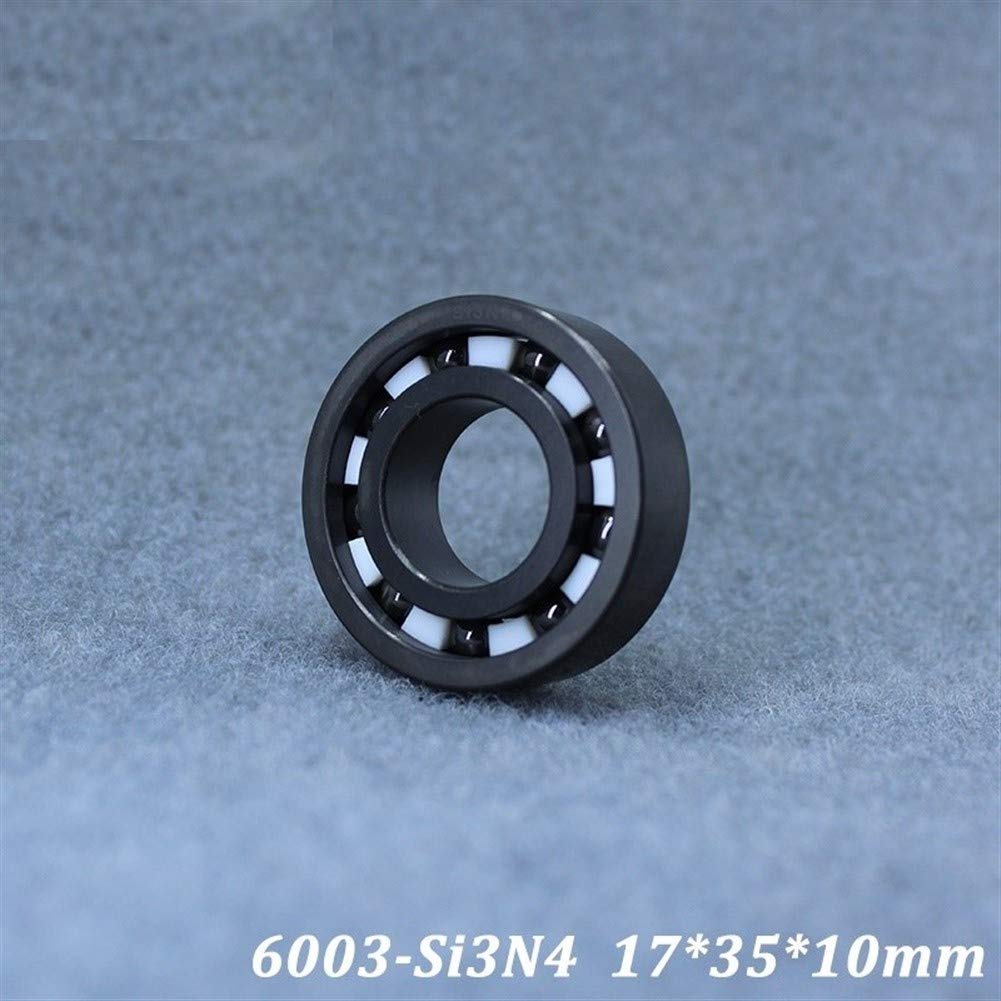 6003 6003CE Cojinete de cerámica Completo 17 * 35 * 10 mm Si3N4 Material Todos los rodamientos de Bolas de cerámica de nitruro de silicio