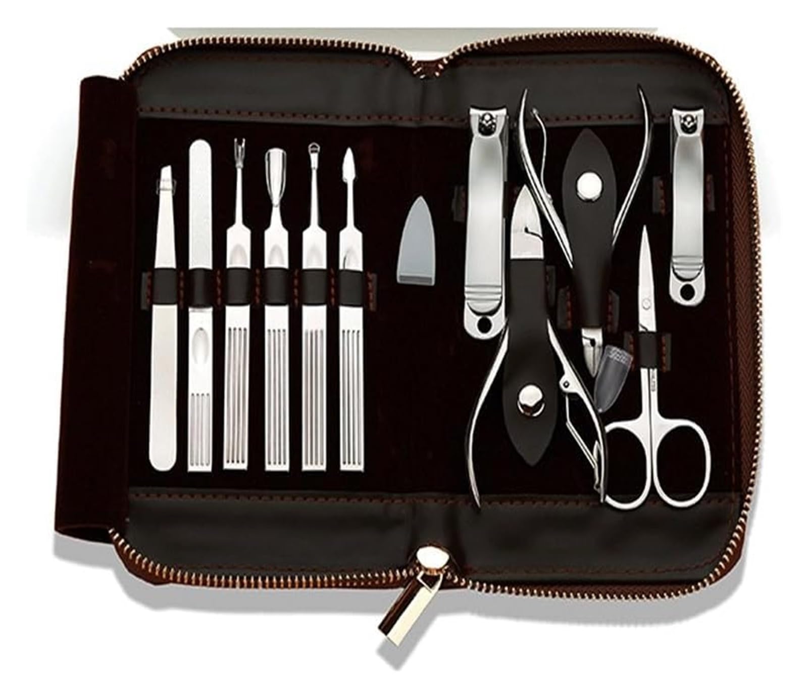 Set Manicure Professionale, Tagliaunghie in acciaio inossidabile, set di strumenti di bellezza
