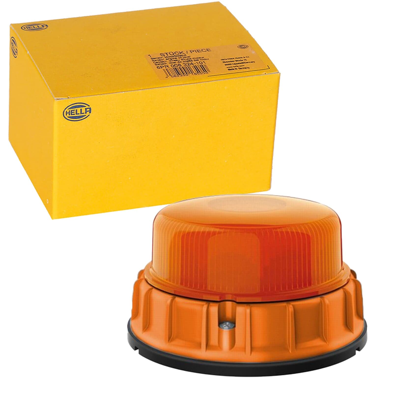 HELLA LED-Strobe-type Beacon - K-LED 2.0 F - 12/24V - Yellow 2XD011557-501