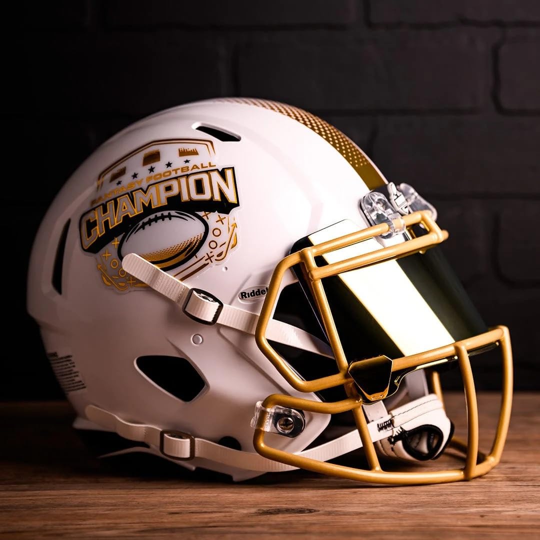 Amazon.com : Fantasy Football League Championship Helmet (Helmet Only) :  Sports & Outdoors