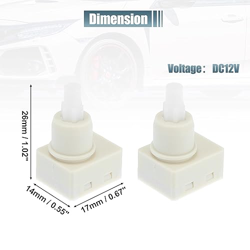 Miniatura 6 de X AUTOHAUX 2 unids interruptor de lámpara domo 34404-SDA-A21 34404-SDA-A22D3 924-798 techo mapa luz arriba luces para Honda CR-V Odyssey Accord