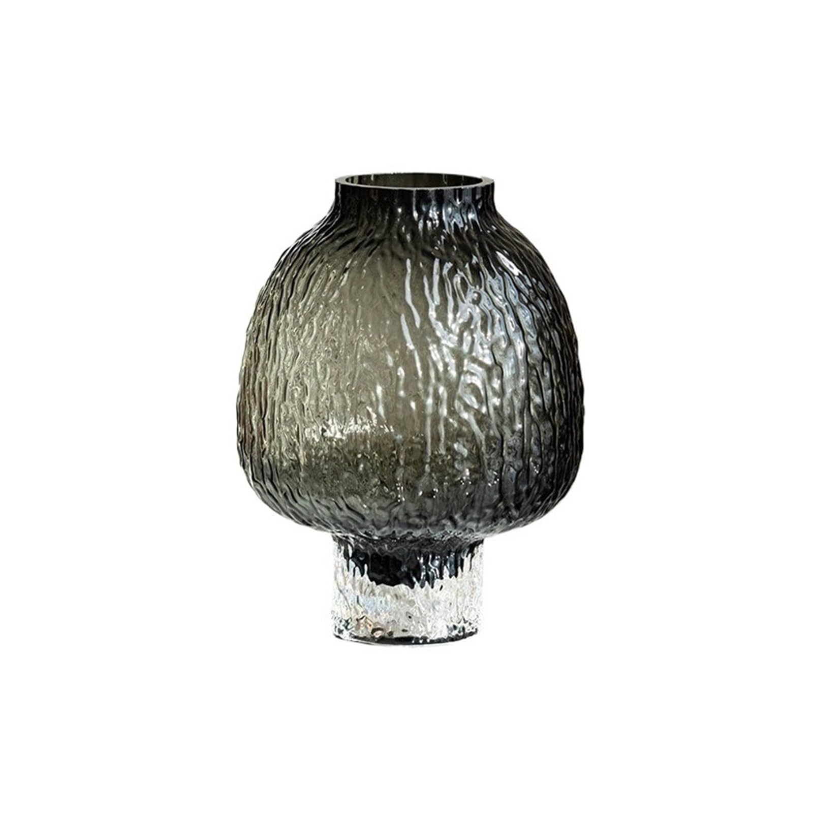 Decorativo Decorazione vaso in vetro trasparente di lusso leggero(Piccolo)