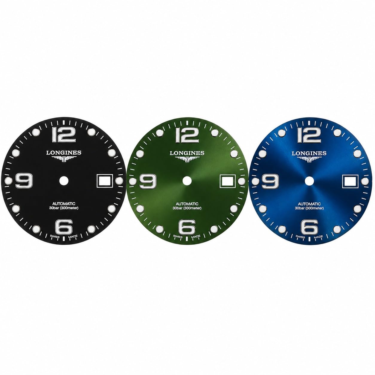 Metallzifferblatt 2824 2892 Kaliber Leuchtend 31mm Datumsfenster Edelstahl Zifferblatt Modding Teil für Longines Conquest