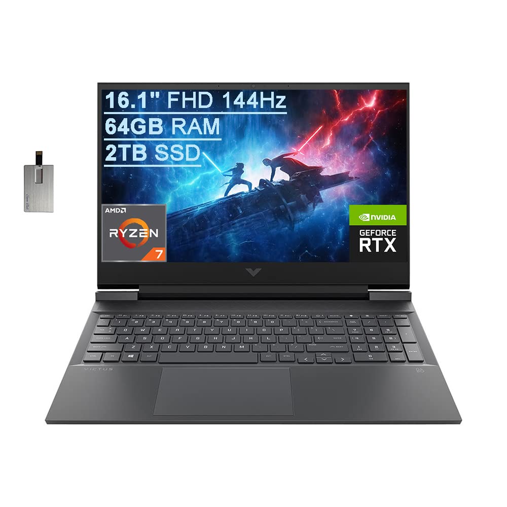 Buy 2022 HP HP Victus Gaming 16 1 FHD Laptop Computer AMD Ryzen 7 