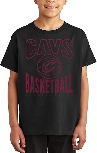 Miniatura 29 de Junk Food NBA Team Basketball - Camiseta de manga corta para niños y niñas con licencia oficial Verde Kelly,Negro -,Verde bosque,marino,Púrpura,Rojo