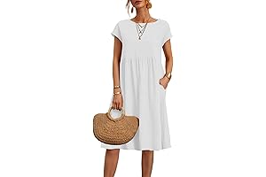 Chic Cotton Linen Midi Dress: The Perfect Summer Addition