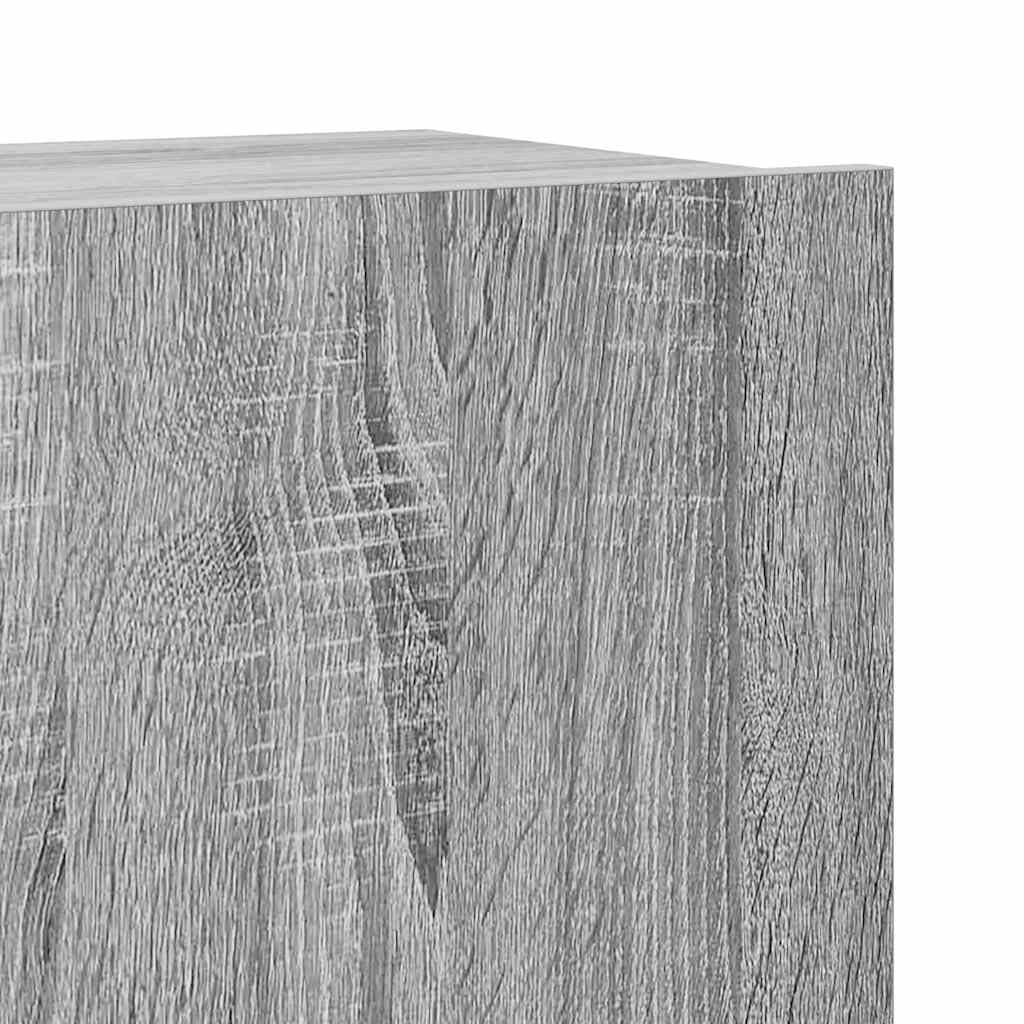vidaXL Ensemble de Meubles TV 4 pcs Centres de Divertissement Armoires Multimédia Meubles de Salle de Séjour Intérieur Sonoma Gris Bois d'Ingénierie