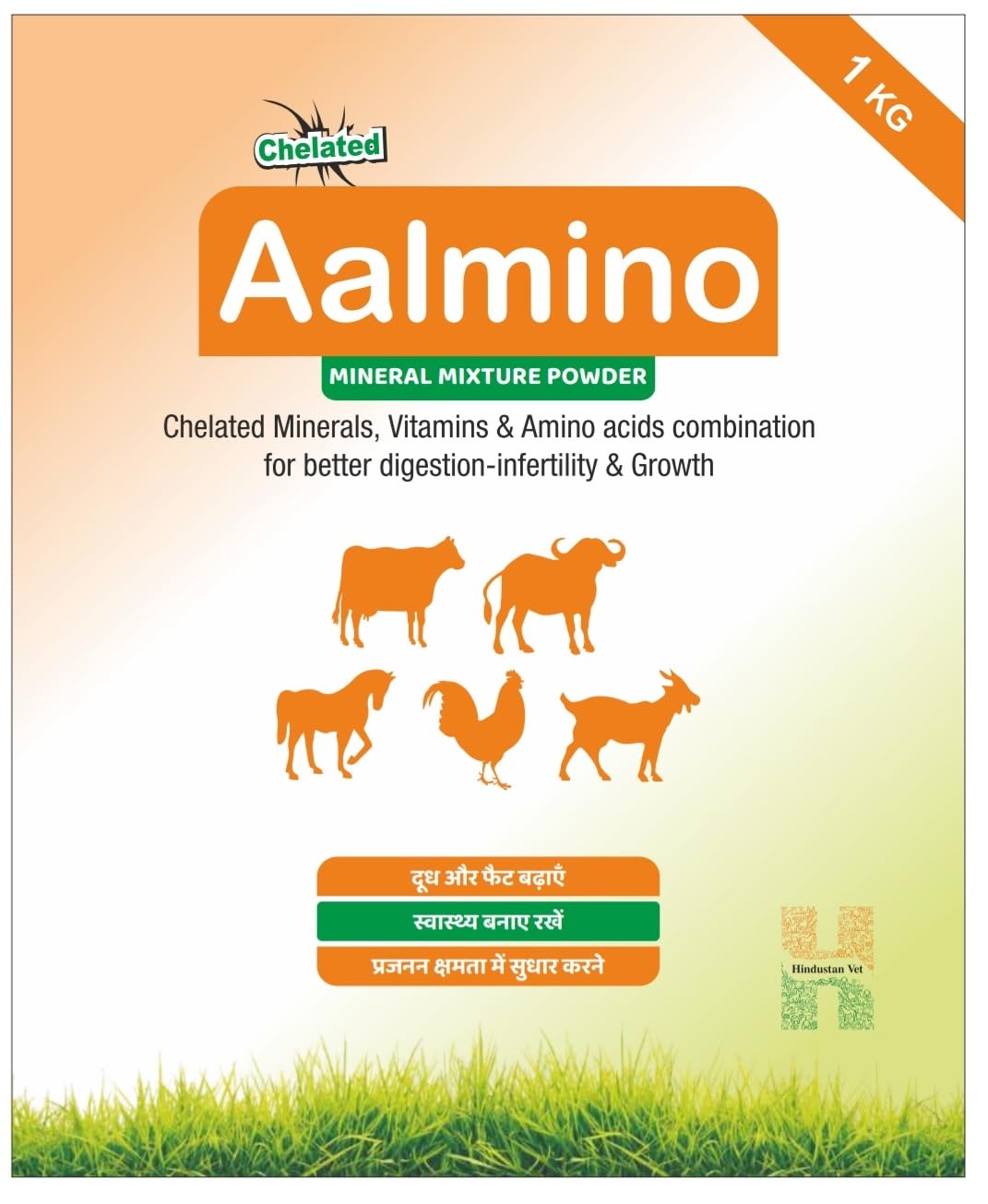 Aalmino Chelated Mineral Mixture for Cow| Buffalo| Sheep| Goat| Horse| Poultry Pet Health Supplements (1 KG) (B0CG2CM8TV) Amazon Price History, Amazon Price Tracker